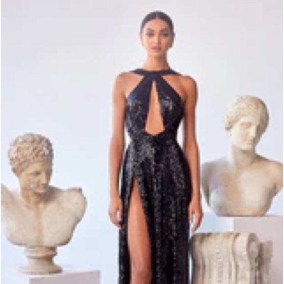 Alamour Vittori Full Length Sequin Dress - Picture 4 of 4